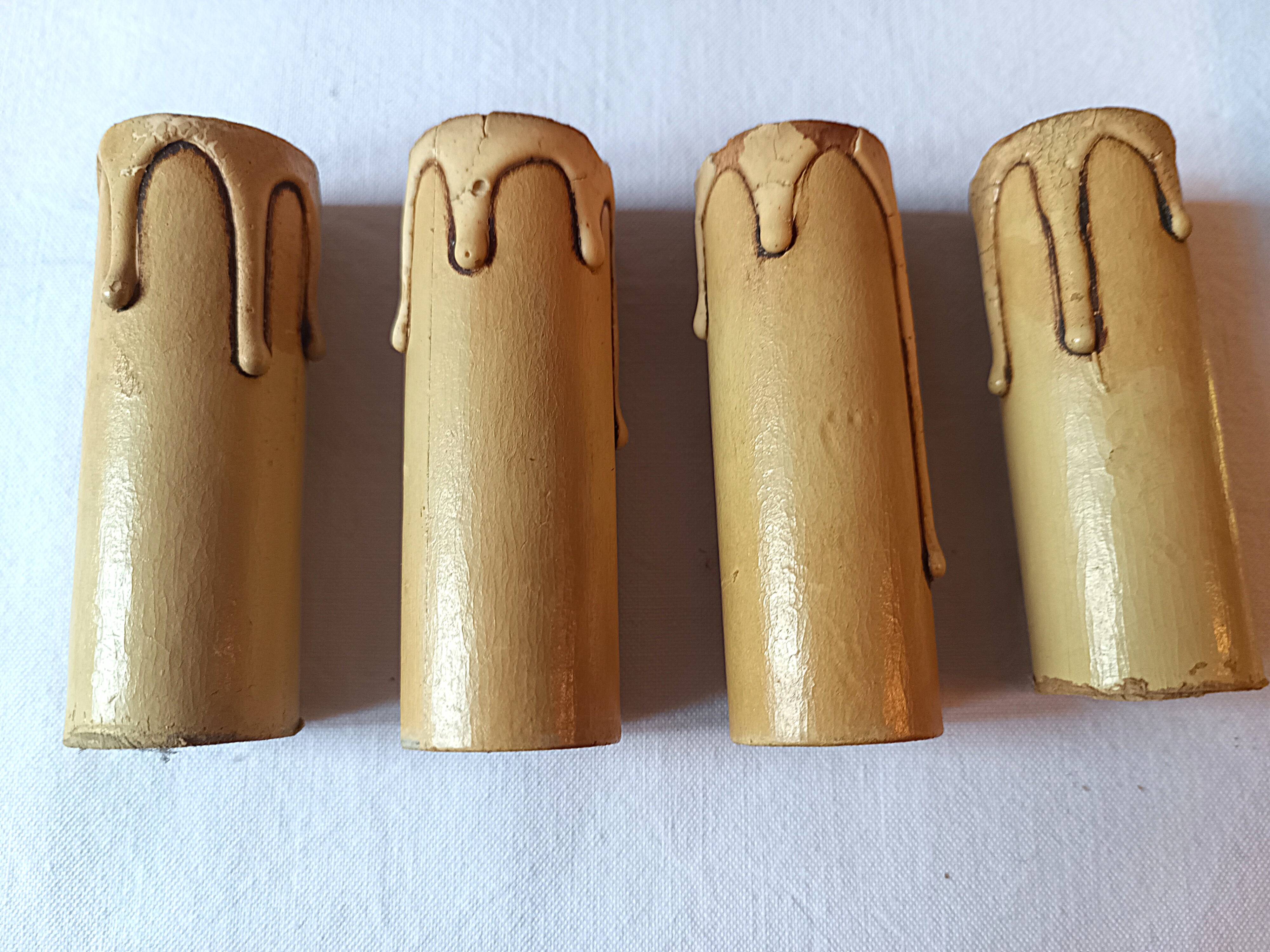 Pair of bronze wall sconces in Louis XVI style