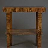 Art Deco Walnut Console Table 1930s