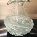 Design glass vase and glass paste