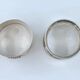 Two rounds of fine nineteenth silver towels louis xvi minerve style