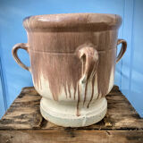 Varnished terracotta jar