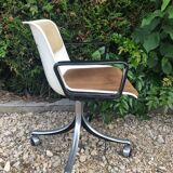 Pair of office chairs Modus Osvaldo Borsani edited by Tecno