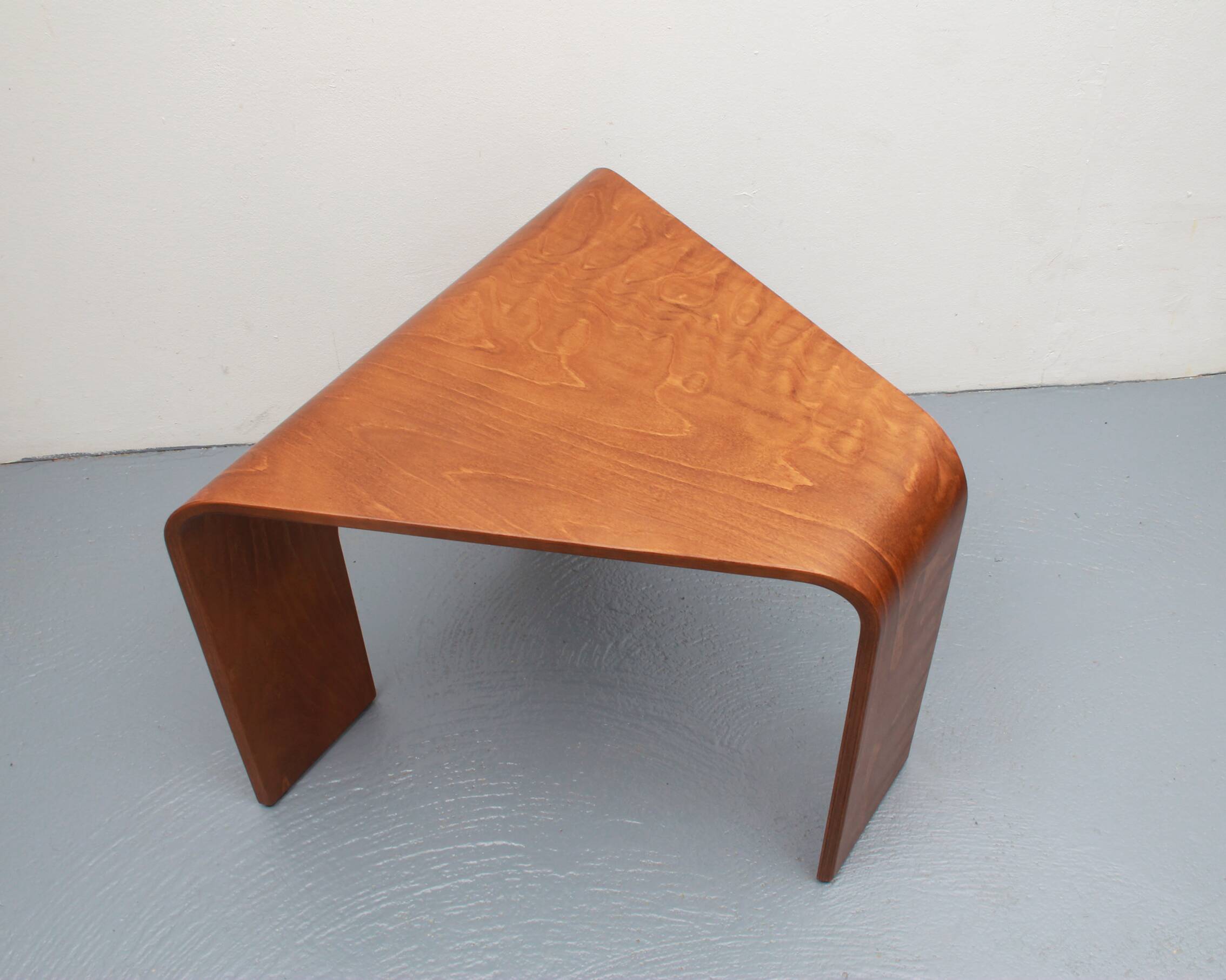 1970s designer coffee table in plywood
