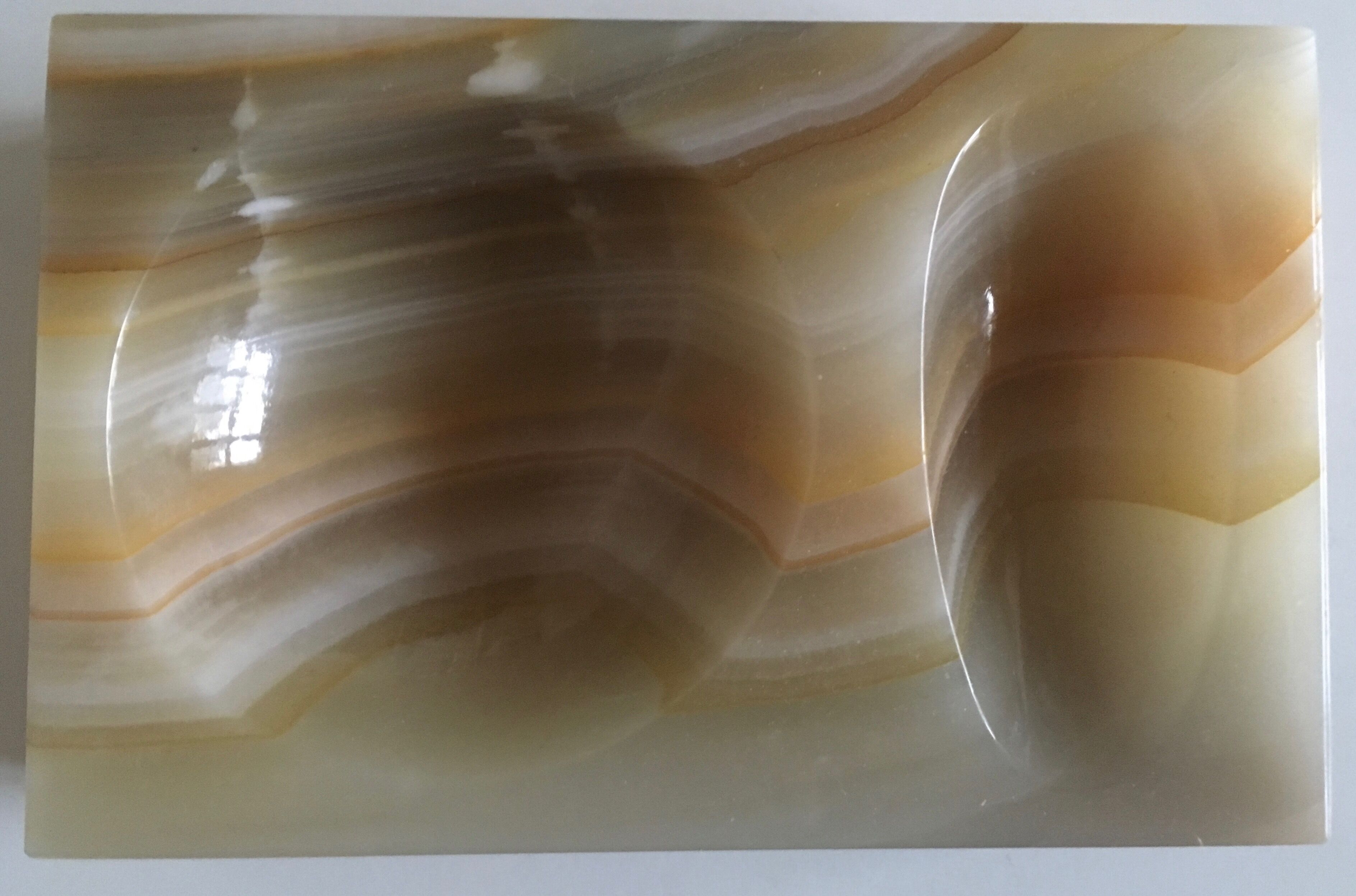 Italian onyx trinket bowl 60