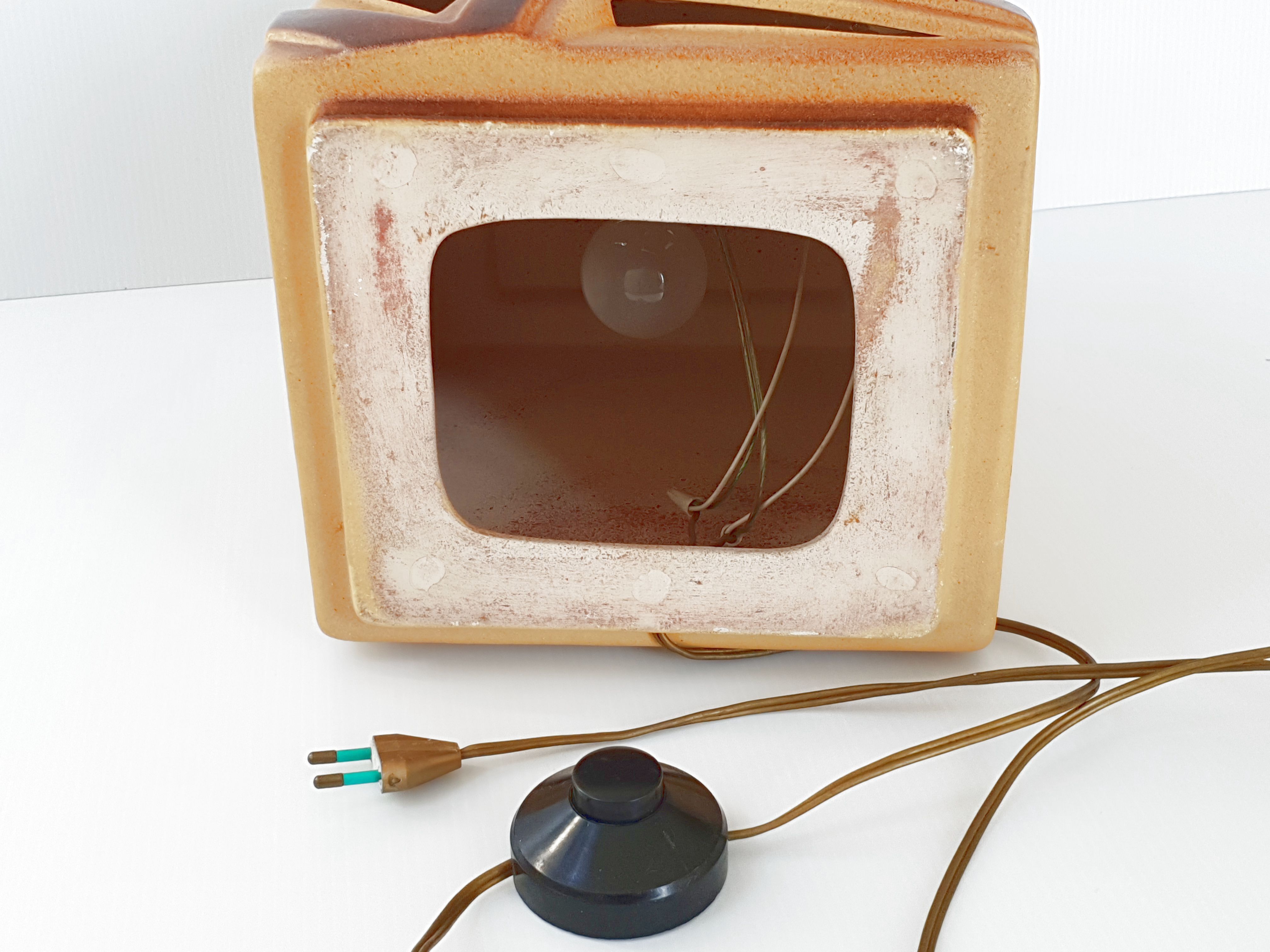 Vintage ceramic lamp foot 1970