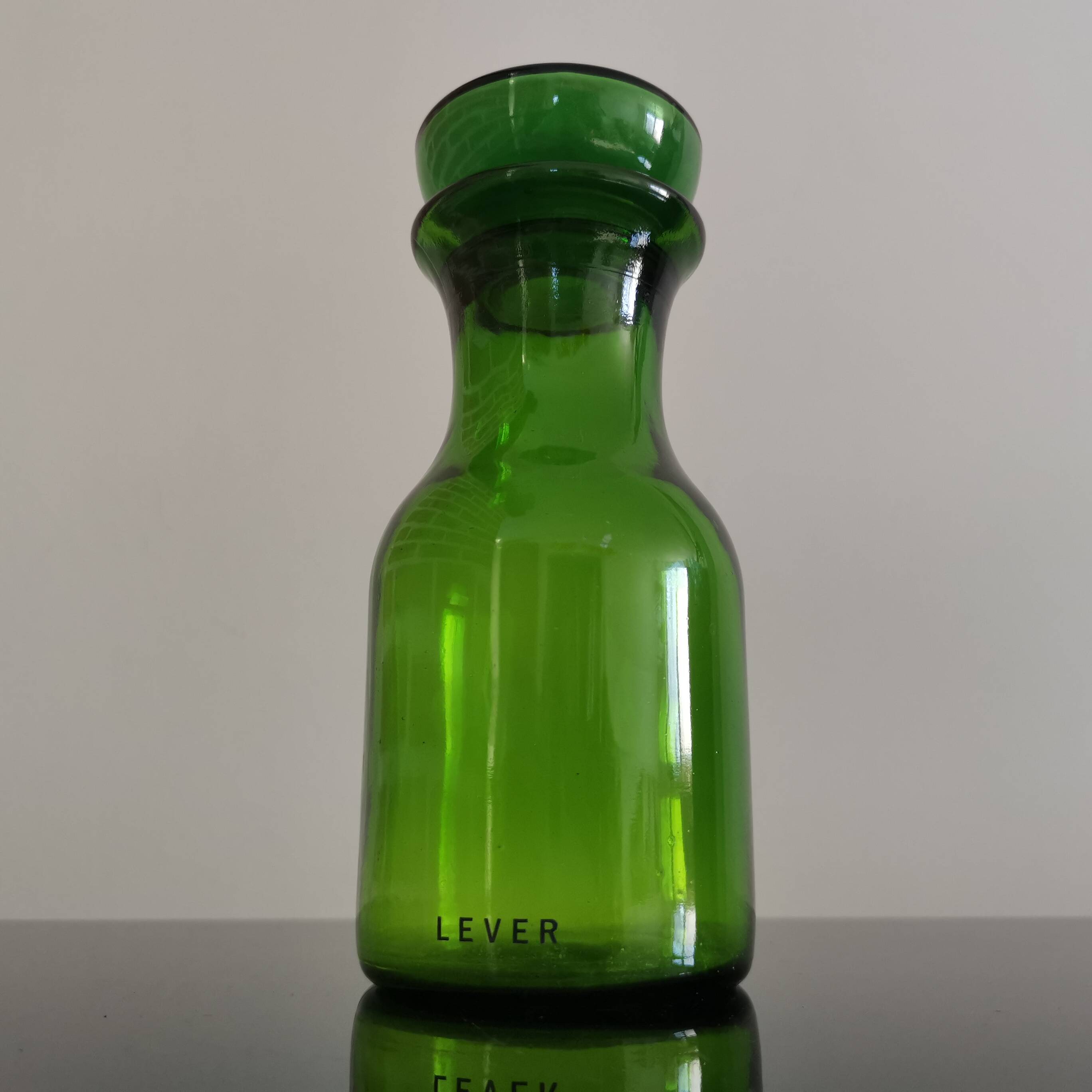 Jar or green bottle Lever 70s