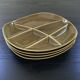 Service de 4 assiettes à huîtres Sarreguemines