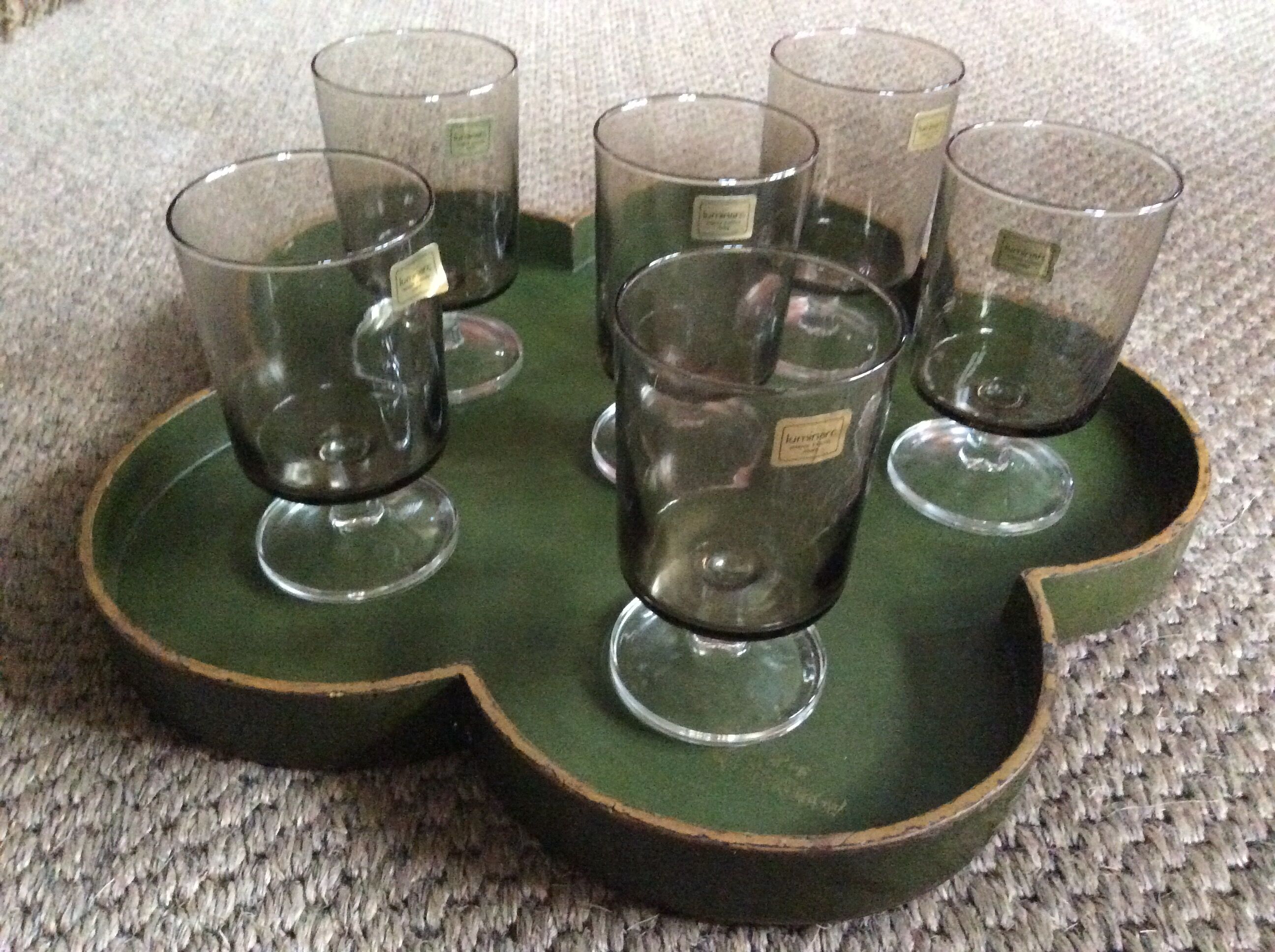 Série de 6 verres à pied