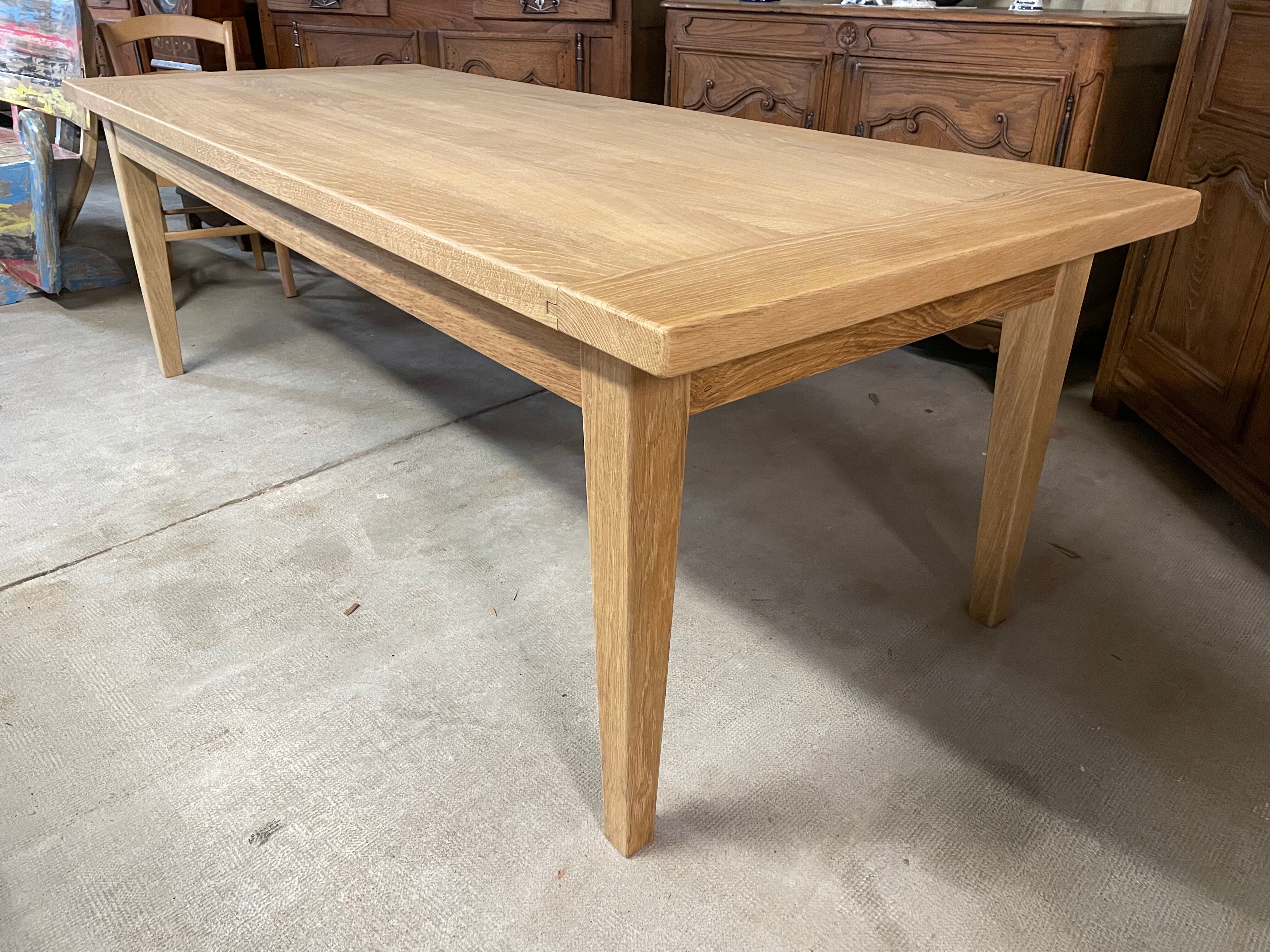 Table oak raw