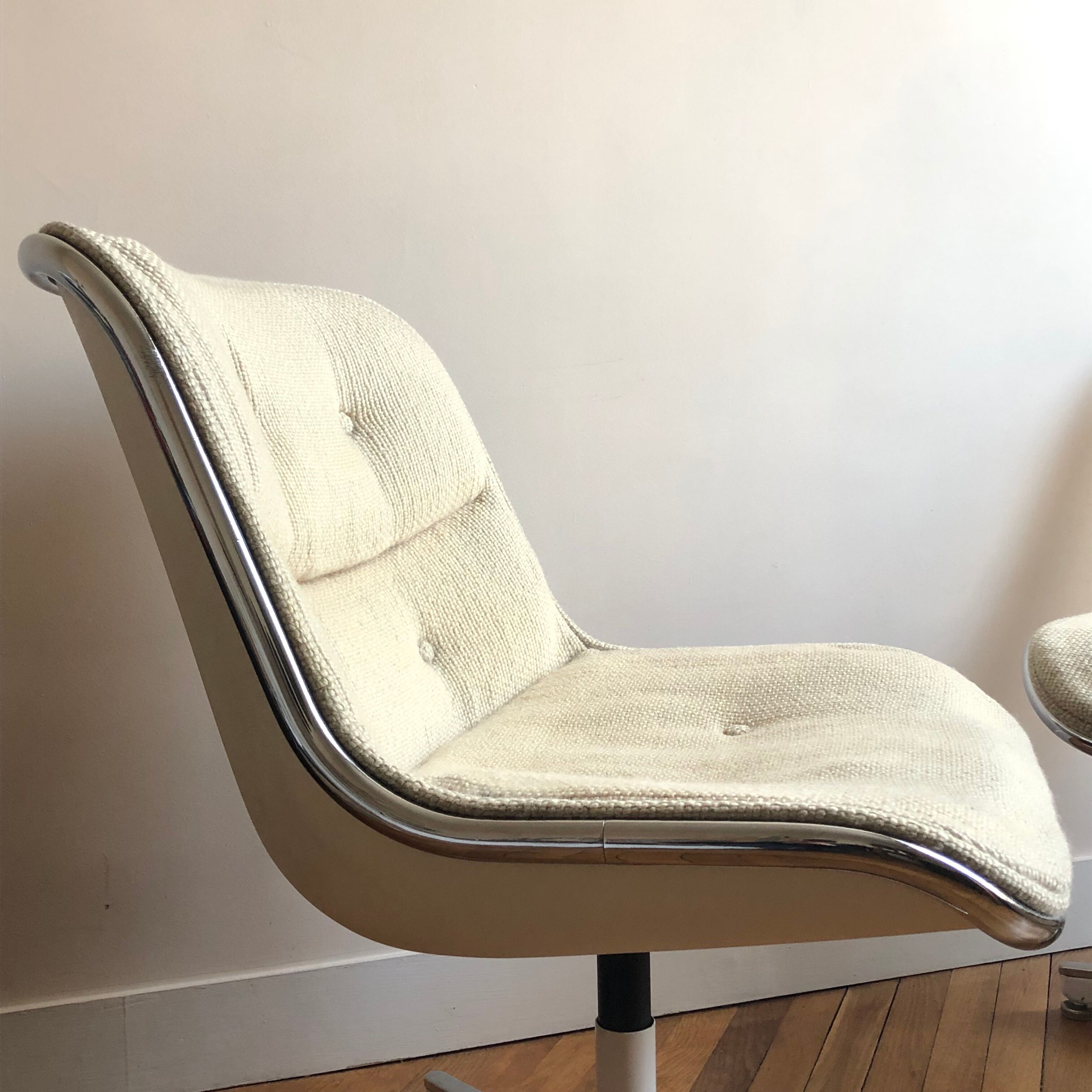 Pair of armchairs by Charles Pollock