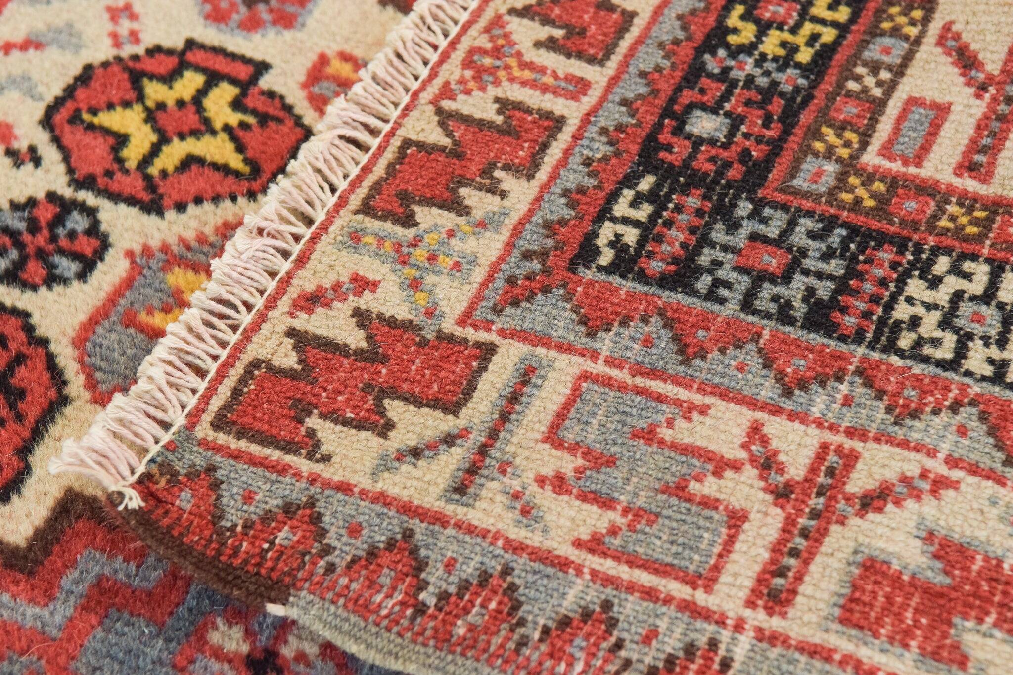 Vintage - Handwoven Azerbaijani Rug