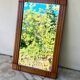 Art deco beech mirror