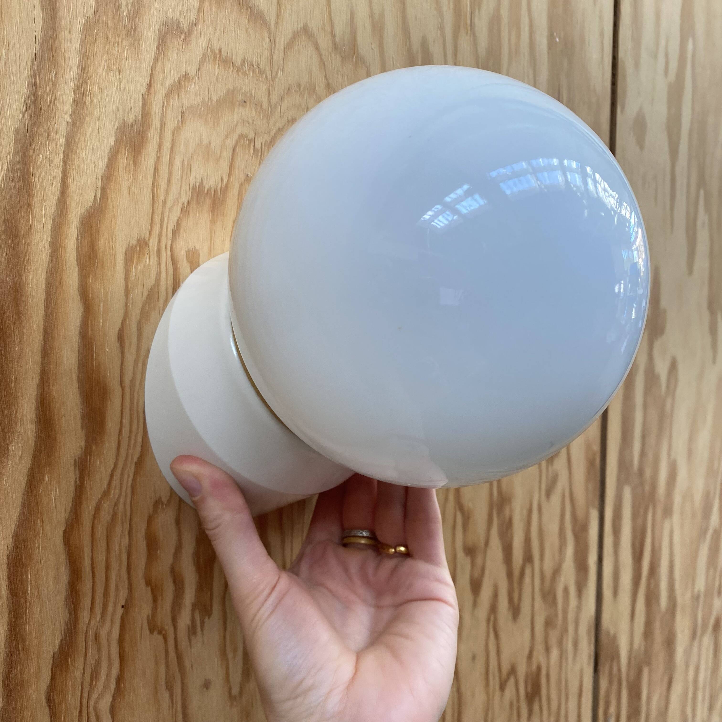 Pair of Bo Niko wall lights in Bauhaus style