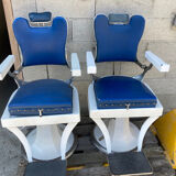 Pair of vintage hairdressing chairs