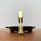German brass ashtray with cigar cutter, 1950s.