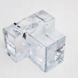 Bougeoir photophore en verre