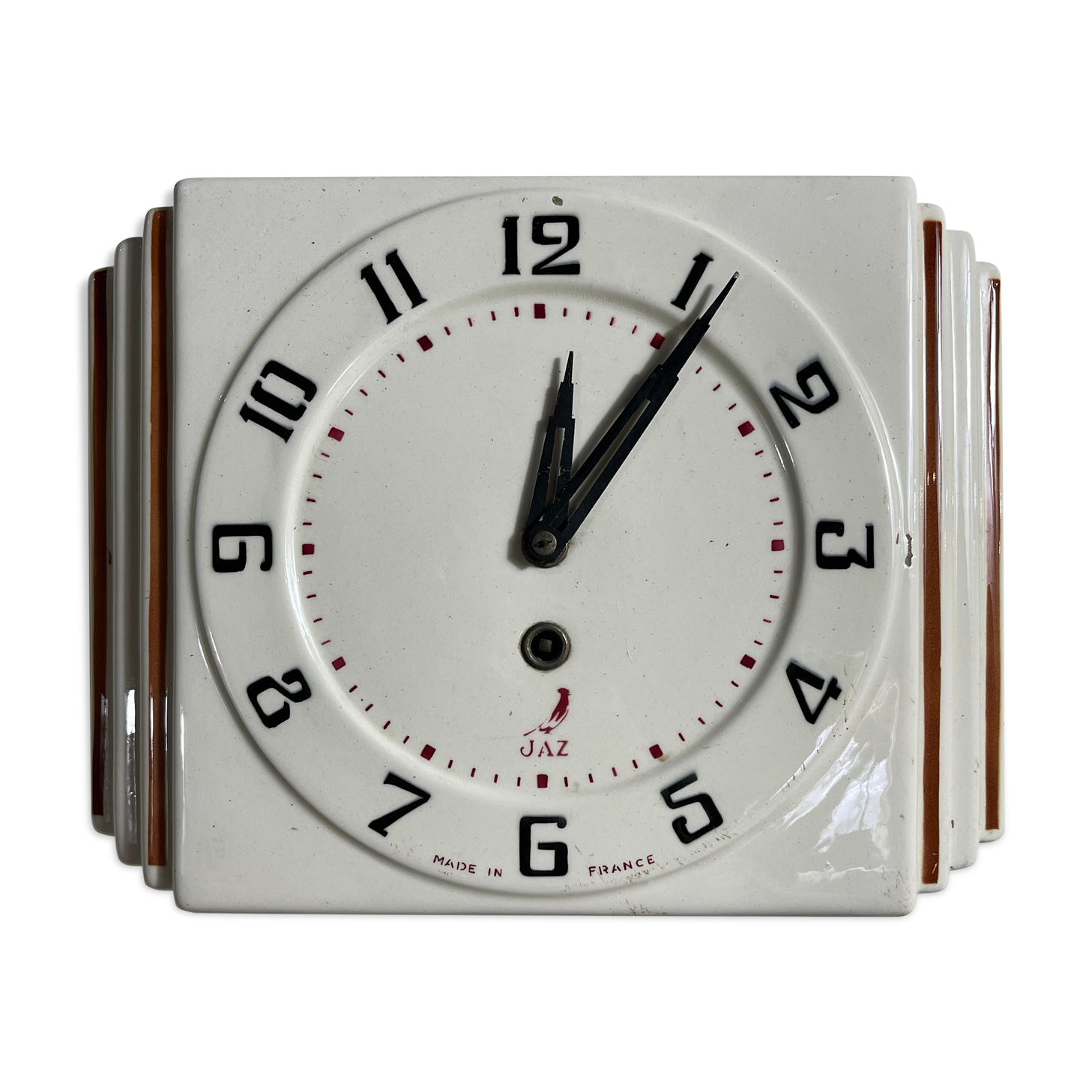 Vintage JAZ ceramic clock