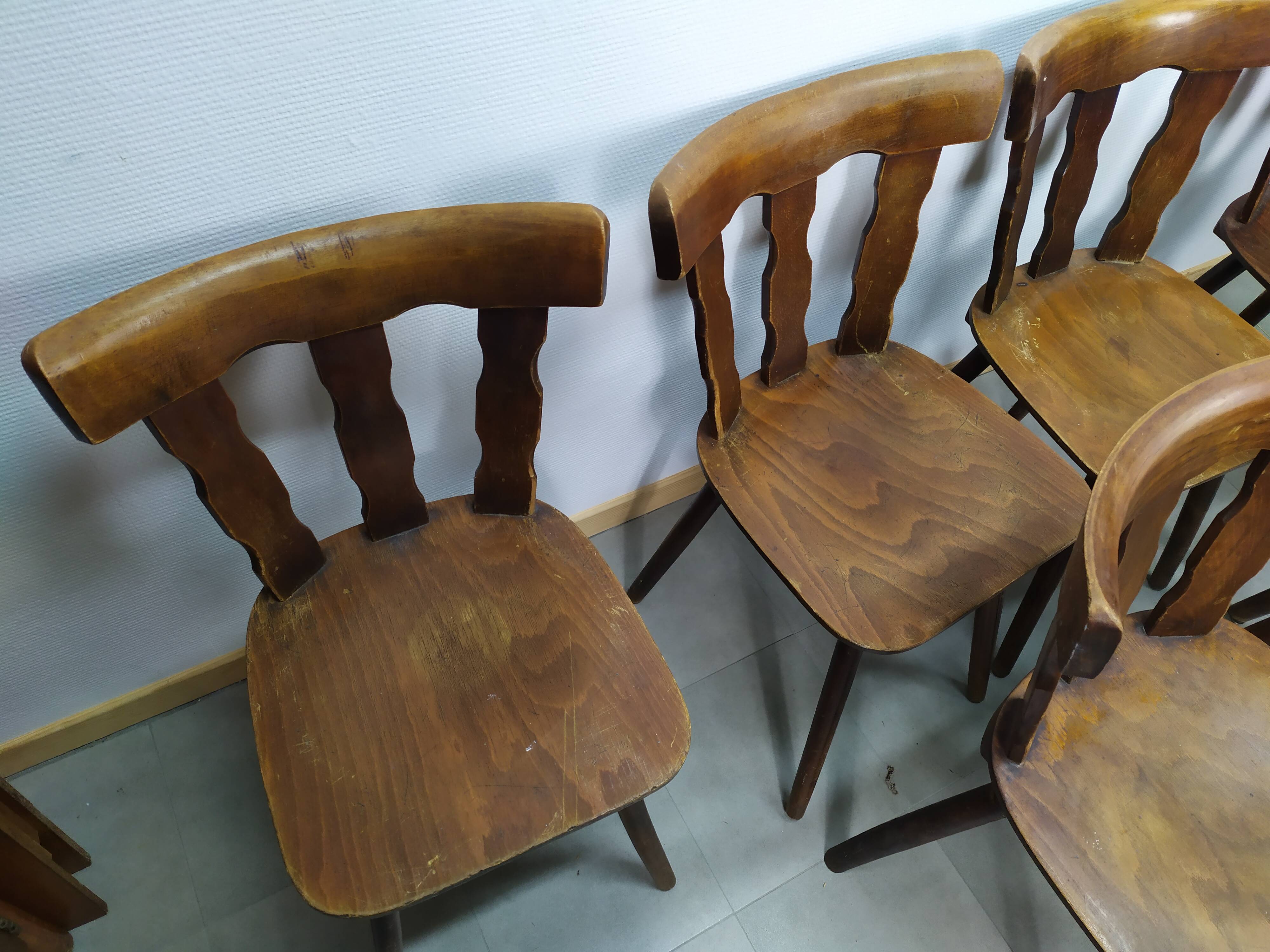 Set of 6 chairs 70/90