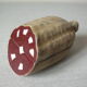 Former mustard maker Julien Mack Dijon in the shape of black pudding andouille Retro tableware