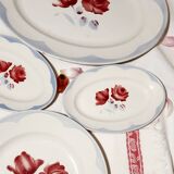 Lot of 4 dishes Digoin style