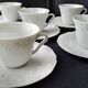 6 Limoges porcelain coffee cups