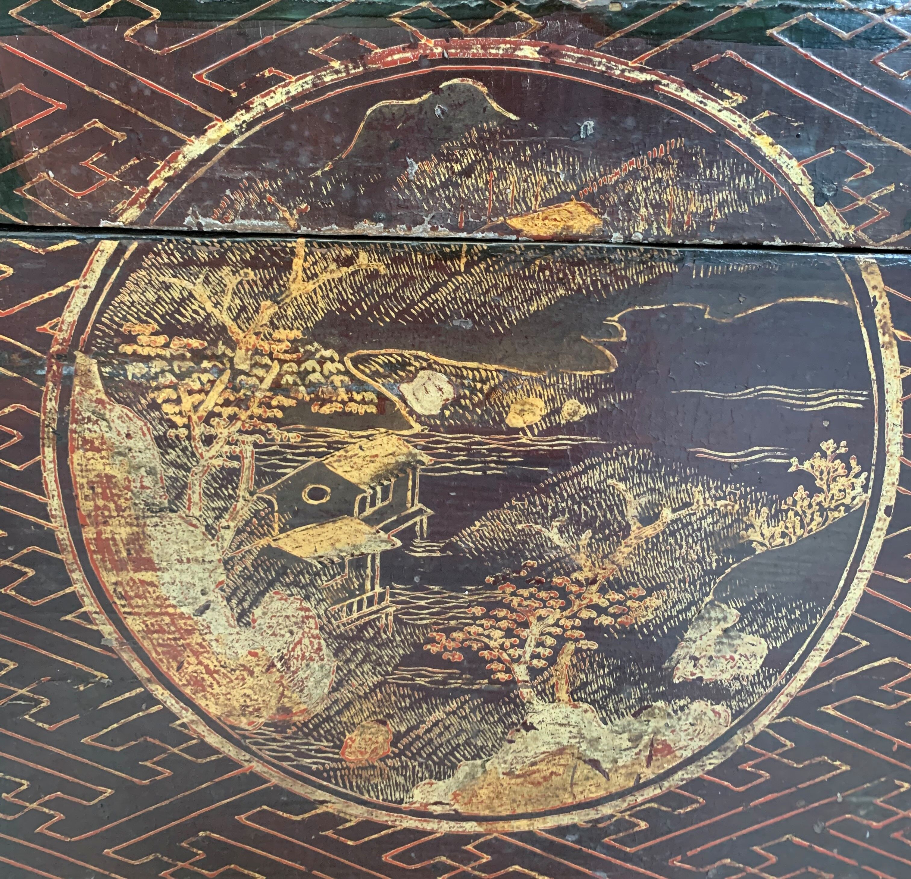 Chinese lacquered cabinet