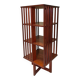 Rotating teak bookshelf from the 60s-70s.