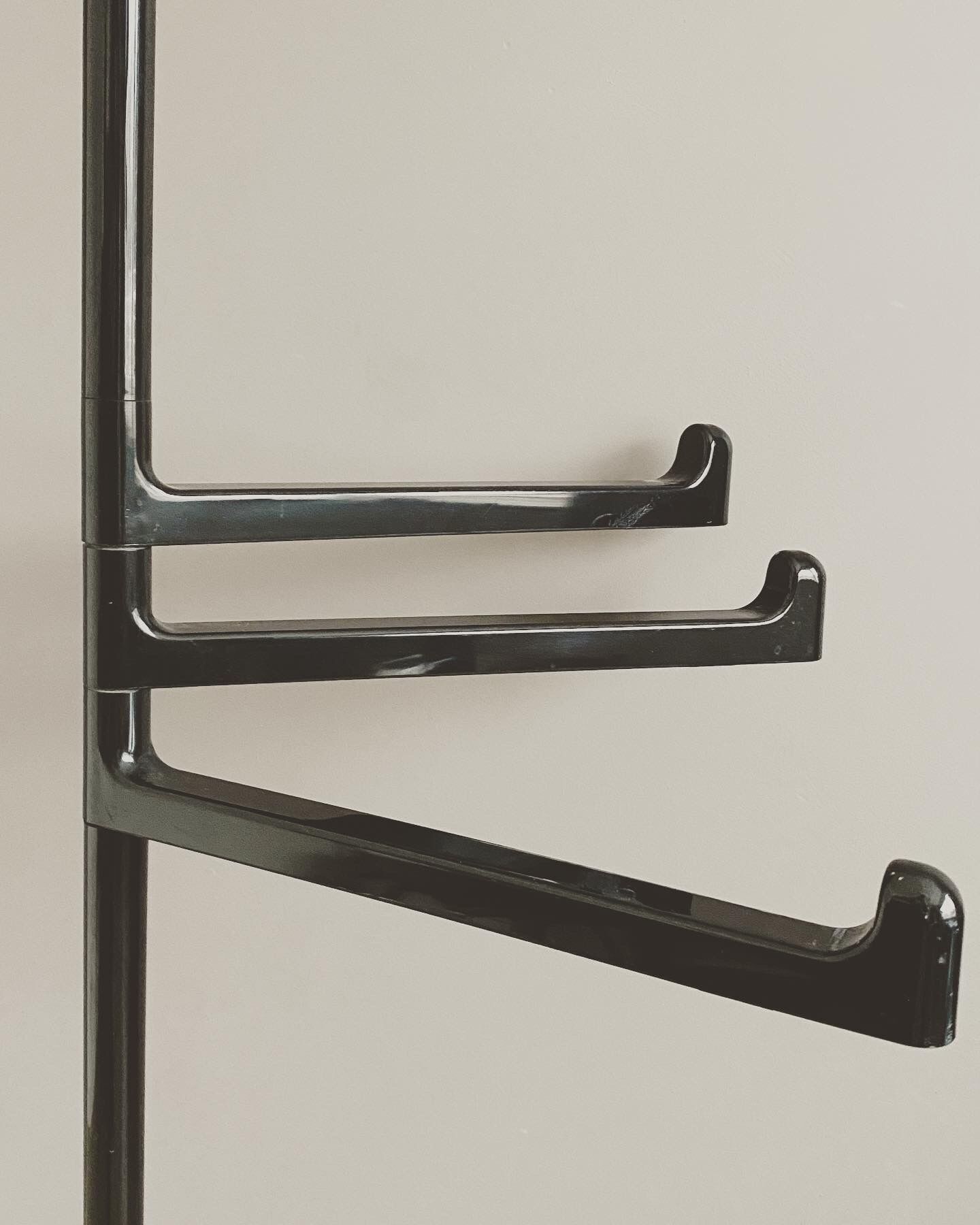 Vintage italian coat / towel rack by Makio Hasuike for gedy, 1980