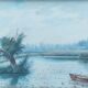 Lakescape, 19th century watercolour