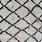 Beautiful vintage carpet of benin ouarain 90x220 cm