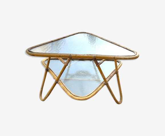 Table basse triangulaire vintage