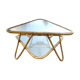 Table basse triangulaire vintage