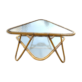 Table basse triangulaire vintage