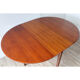 Table de repas scandinave en teck extensible 1960