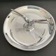 Empty vintage pelican pocket in silver metal USA
