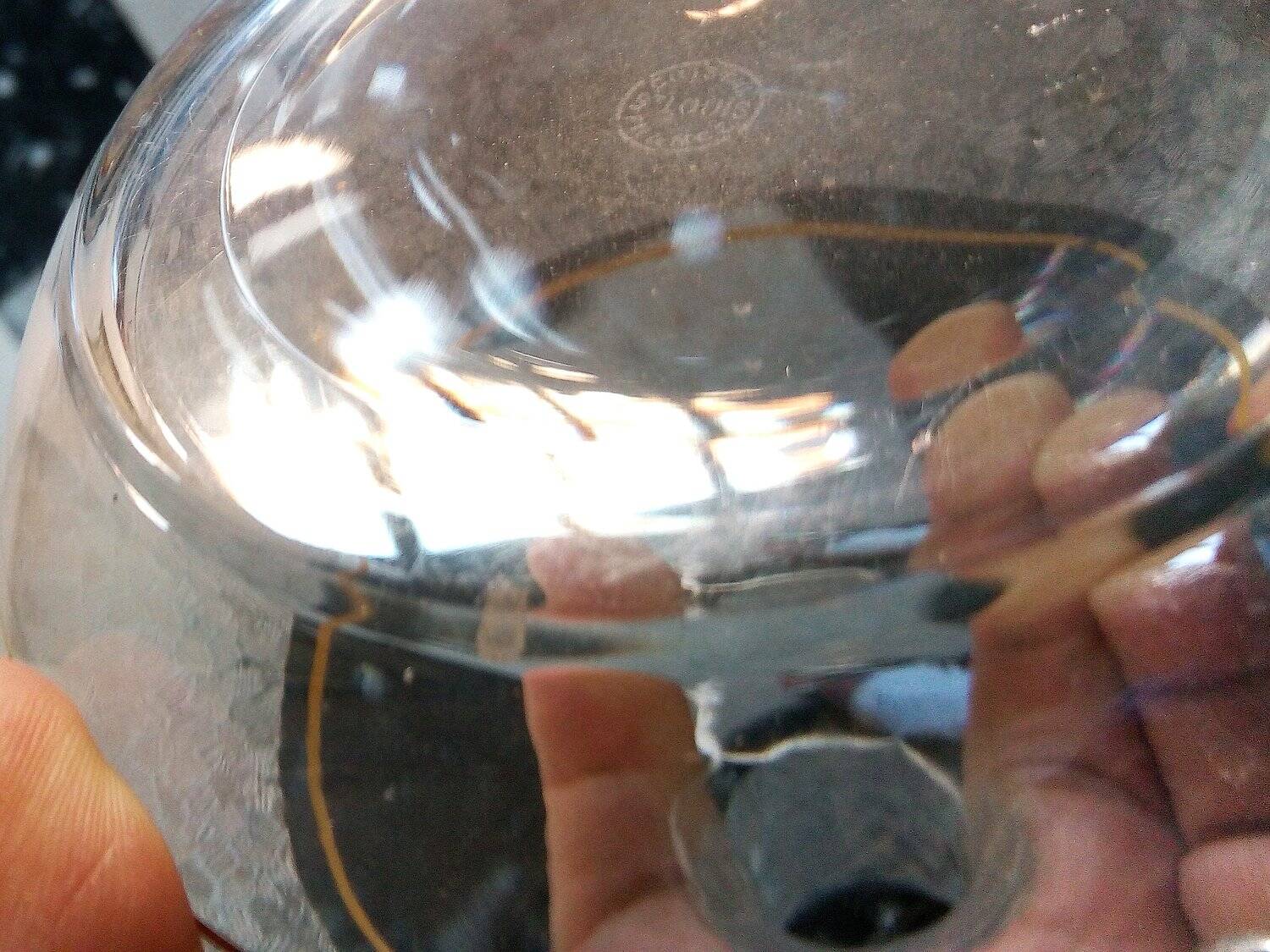 St. Louis crystal decanter, "Mélancolie" model, late nineteenth early twentieth century