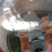 St. Louis crystal decanter, "Mélancolie" model, late nineteenth early twentieth century