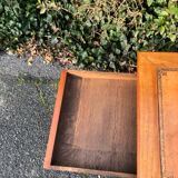 Louis XVI style coffee table leather