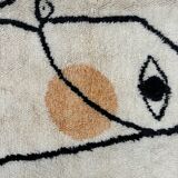 Large Beni ourain Berber carpet