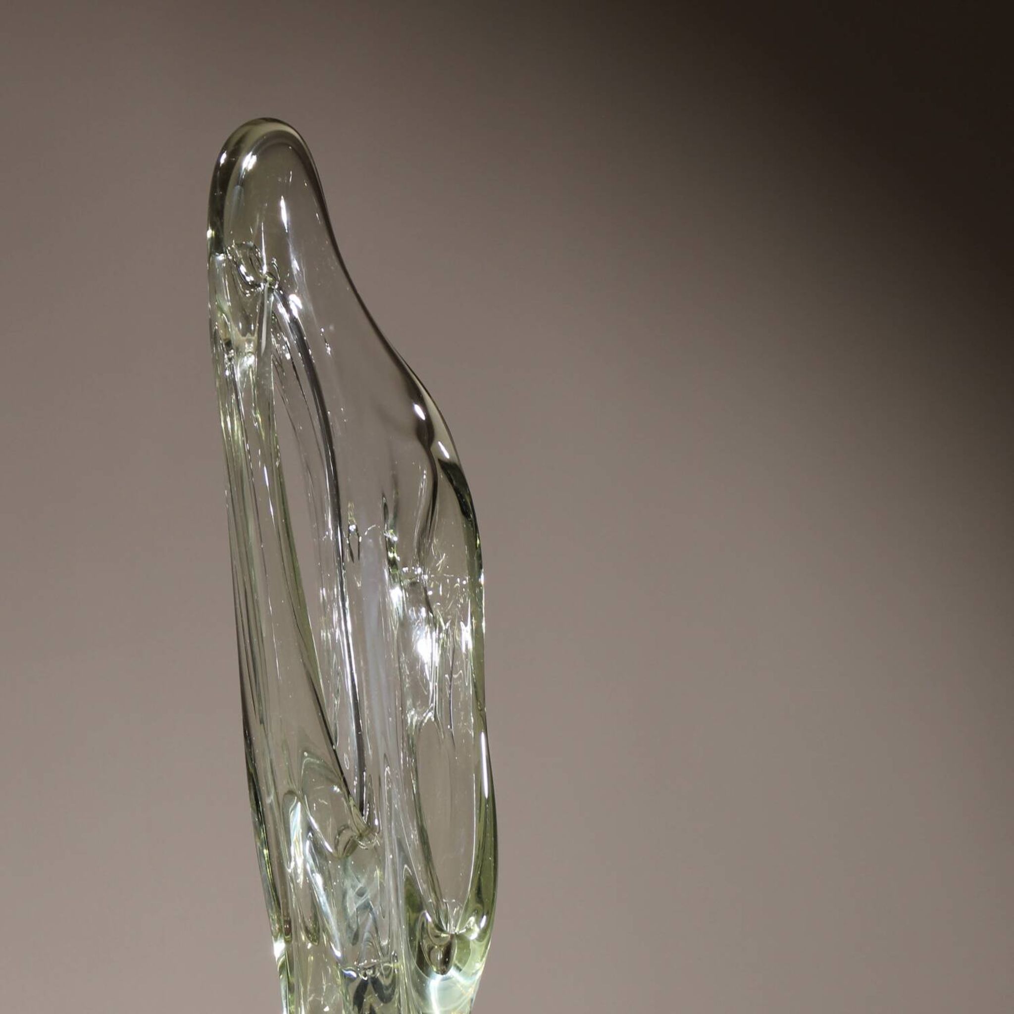 Monumental Glass Sculpture ‚Caviersecha‘ | Eastern Europe 1987