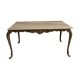 Marble and brass coffee table