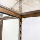 Large Antique Museum Display Cabinet with Curved Glass