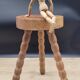 Tripod stool feet balls thick sitting