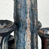 Large Fireplace Vase Studio in Brutalist Mid-Century Ceramic by Gerhard Liebenthron, 1974