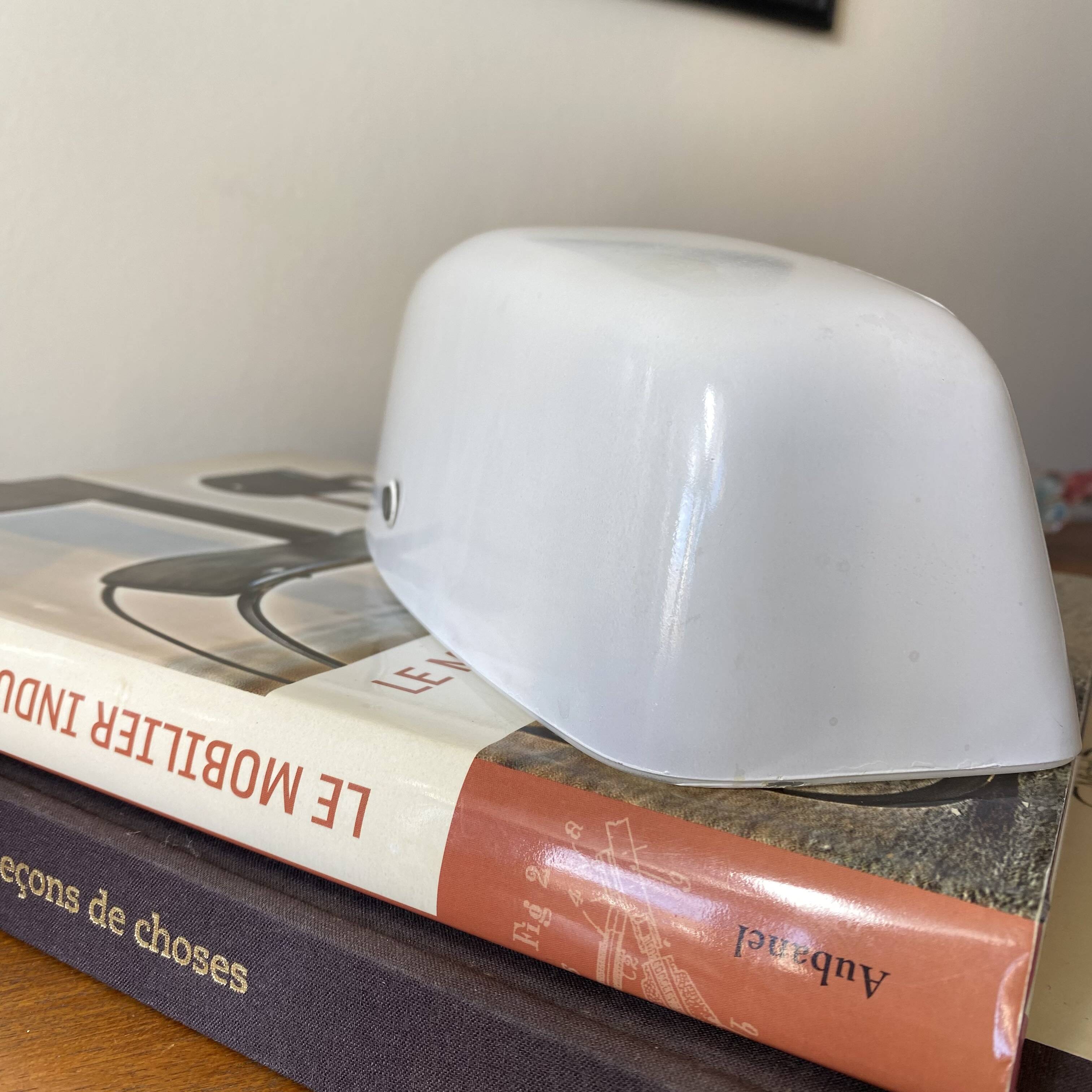 Holophane wall light in glass