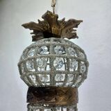 Pair of 1-Light Hot Air Balloon Chandeliers