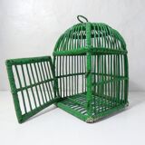 Vintage rattan cage