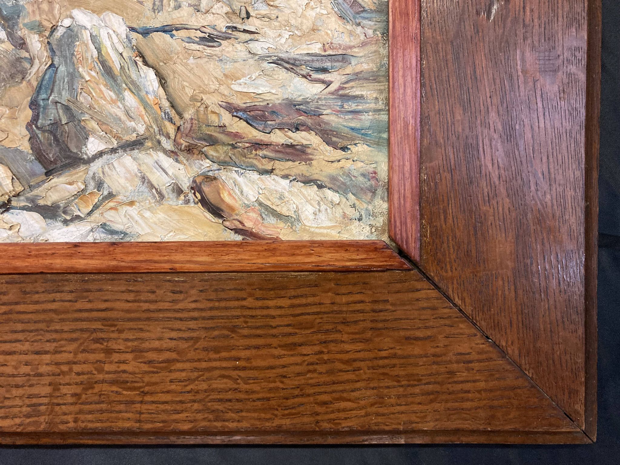René LE FORESTIER (1903-1972), Côte Rochelaise, huile sur toile encadrée