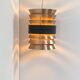 Doria suspension in copper and matte black metal, Germany, 1960.