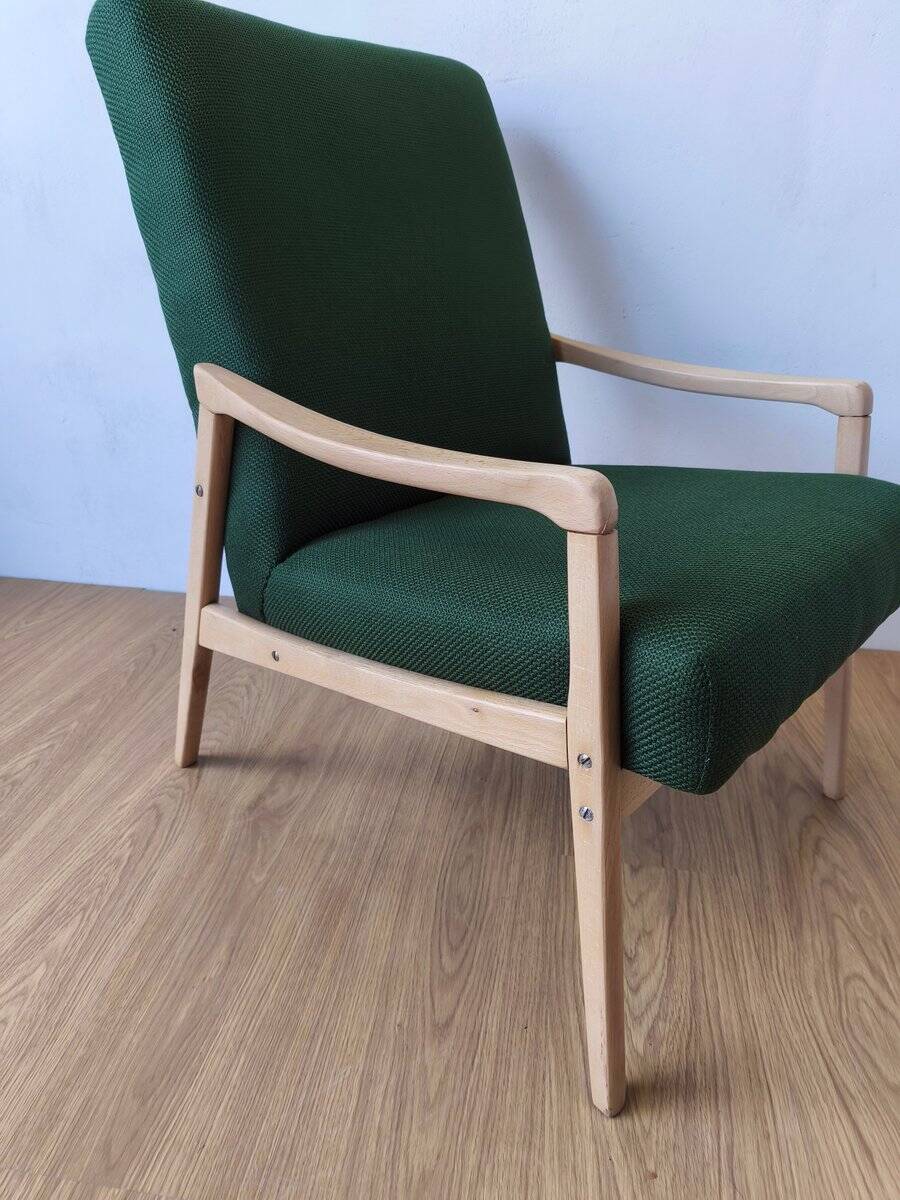 Vintage Lounge Chair by J. Jiroutek, Czechoslovakia, 1960s